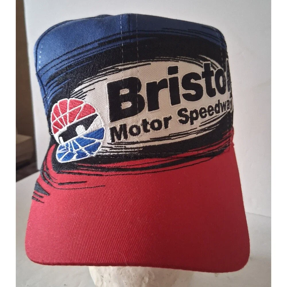 Vintage Bristol Motor Speedway Big Logo Snapback Hat 90’s